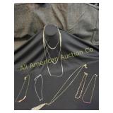 6 PC BEAUTIFUL DAINTY ASSORTED DAINTY JEWELRY LOT