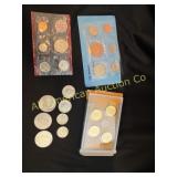 LOT OF U.S. MINT SETS & LOOSE CLAD COINAGE