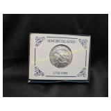 WASHINGTON SILVER COMM. HALF DOLLAR COIN 90% AG