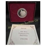 WASHINGTON SILVER COMM. HALF DOLLAR COIN 90% AG