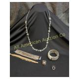 6 PC ESTATE JEWELRY LOT WITH AUTHENTIC TALBOT PCS