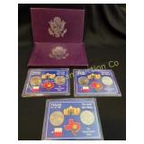2/1987 U.S. COIN PROOF SETS & 3 TEXAS COIN SET UNC