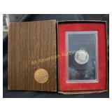 1972-S EISENHOWER SILVER PROOF DOLLAR WITH BOX