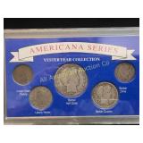 VTG AMERICANA SERIES YESTERYEAR COIN COLLECTION