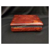 VTG ITALIAN GENUINE ALABASTERJEWELRY/ VANITY BOX