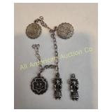 VTG 5PC GIRL SCOUT COOKIE SAL INCENTIVE CHARMS
