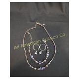 EMILY RAE PEARL & SWAROVSKI CRYSTAL CUBE SET