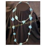 SOUTHWESTERN BOUTIQUE LONG MULTI-STRAND NECKLACE