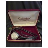 VTG CRUMRINE GOLD & SILVERSMITH WESTERN BOLO TIE