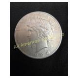 1925 US PEACE SILVER DOLLAR
