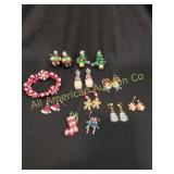 ESTATE CHRISTMAS LOT OF ASSORTED JEWELRY