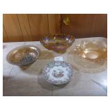 Carnival Bowls, Decorated Ironstone Plate