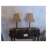2 Small Table Top Lamps