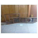 2 Small Wall Shelves