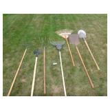 Shovels, Rakes, Fork, Scraper