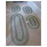 4 Oval Braided Rugs