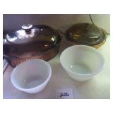 Visionware Baking Dishes, 2 Mixing Bowls