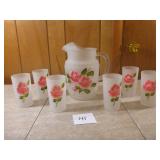 Handpainted Beverage Set