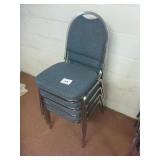 4 Stackable Conference Chairs