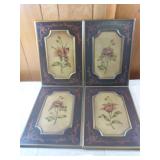 Set of 4 Floral Pictures