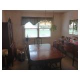 Mahogany Dining Room Suite (Table with 6...