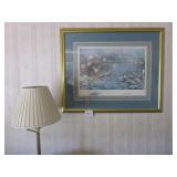 Floor Lamp &ï¿½Quiet Pondï¿½ Wall Picture