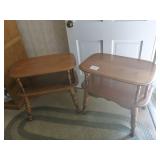 2 Maple End Tables