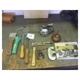 Scrapers, Grease & Oil Cans, Pipe Cutter, Bits