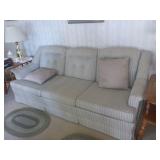 Striped Sofa & Chair