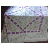 Double-size Coverlet made by Mattie Smucker...