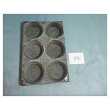 Gray Agate 6 Muffin Pan
