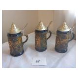 3 Matching Steins (all different)