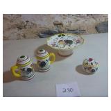 Rooster Cake Stand, Salt & Pepper, Condiment...