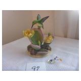 Hummingbird Figurine by Andrea, Mini Glass...