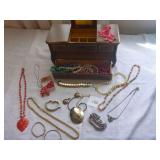 Costume Jewelry with Chest