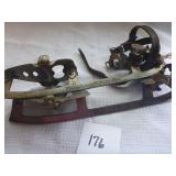 Pair Old Spalding Ice Skates