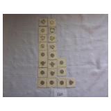 1970-72 Jefferson Nickels ($1 face value)