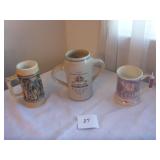 Beer Mugs (Sadler Red Lion)