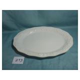 Large Ceramic Turkey Platter with Fruit Edge