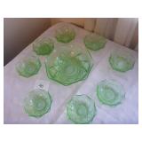 Hazel Atlas Uranium Berry Set (glows in dark)