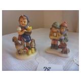 Feeding Time & Holiday Harmony Goebel Hummels