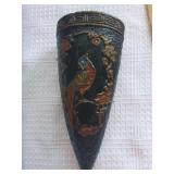 Wall Pocket with Bird