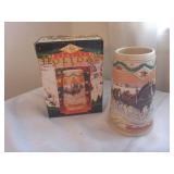 1996 Budweiser Holiday Stein in Box
