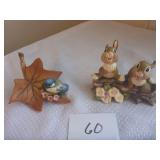 Capodimonte Italy Leaf & Bird, Disney...