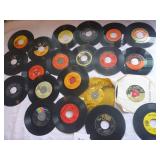 Records (45 size) (Phil Collins, Woodstock, Simon.