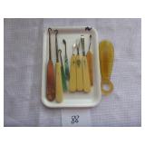 Bake-lite / Celluloid Type Button Hookers...