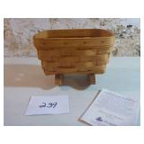 1993 Mini Cradle Longaberger Basket