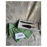 Tablecloth 66" x 54" with Napkins, Serving Set