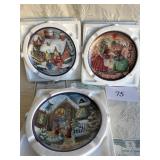 Crestley Collector Plates by Susan Wheeler