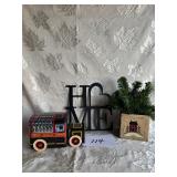 Hersheys Truck Tin, Home Wall Art, Metal Box